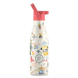 The Bottles Kids 350ml – Botella de Agua para Niños Messy Robots