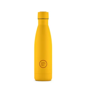 The Bottles Coolors – Botella de Acero Inoxidable Vivid Yellow 500ML