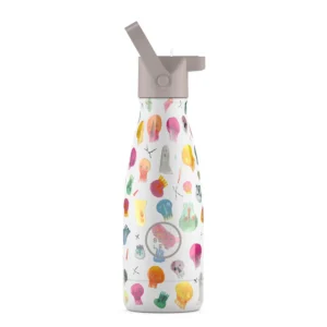 Botellas infantiles de 260 ml – Botella de Agua para Niños Crazy Skulls