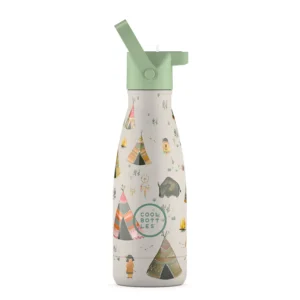 Botellas infantiles de 260 ml – Botella de Agua para Niños Indian Tribe