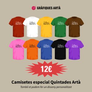 Camisetes quintades Artà