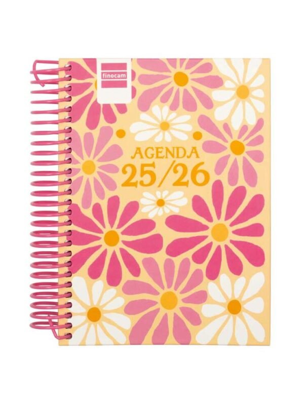Agenda Finocam escolar Diva 1/8 dia/pàg cat 2025-26 spring