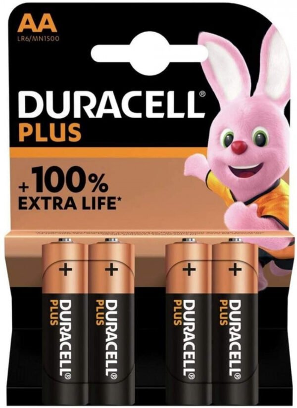 BLISTER 4 PILAS DURACELL PLUS LR06 (AA)