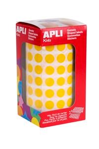 ROTLLO GOMETS REDONDO GROC AUTOADHESIVOS 10,5MM