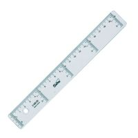 Regle 20cm plàstic transparent Safta