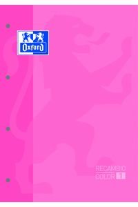 Recanvi color1 rosa xiclet A4 80 fulls 4 taladres 90g quadrícula 5×5