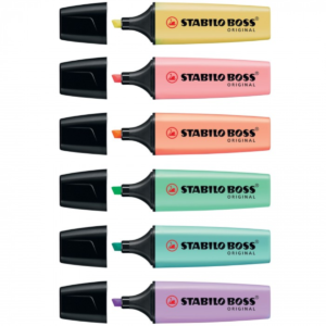 Subratllador Stabilo Boss original colors pastel Subratllador Stabilo Boss original colors pastel