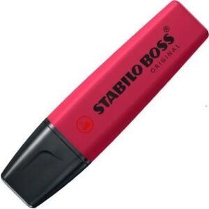 Marcador Stabilo Boss NatureColors vermell borgonya