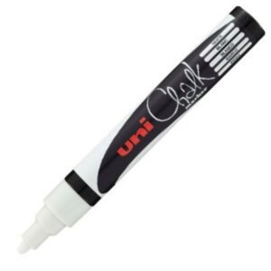 Retolador de guix líquid blanc Uni Chalk Marker PWE-5M