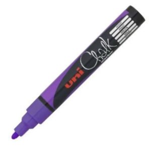 Retolador de guix líquid violeta Uni Chalk Marker PWE-5M