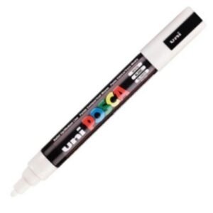 Marcador Uni Posca PC-5M blanc punta 1,8-2,5mm