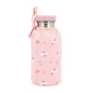Botella Acero con Funda Blossom Birds Personalizable 500ml Tutete