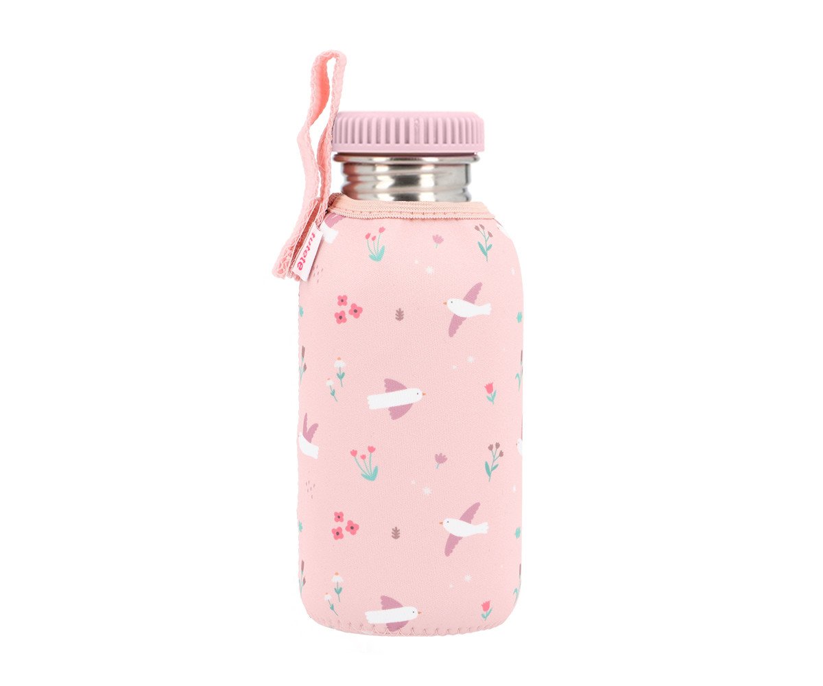 Botella Acero con Funda Blossom Birds Personalizable 500ml Tutete