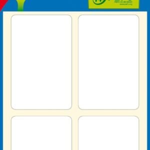 Mini bossa etiquetes adhesives 34×53 Apli cantons arrodonits Mini bossa etiquetes adhesives 34×53 Apli cantons arrodonits