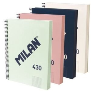 Bloc A4 120 fulls 95g quadrícula 5×5 microperforat colors assortits