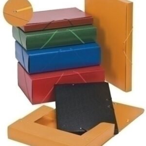 Carpeta de projectes cartró folrat llom 9cm negre