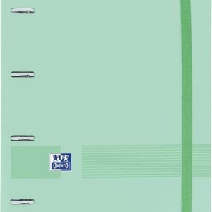 Carpebloc polyfoam A4+ 4 anelles 35mm amb recanvi menta pastel Oxford