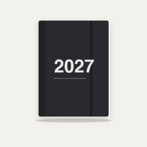 Agenda Finocam Opaque E11 setmana vista vertical català 2027 negre Agenda Finocam Opaque E11 setmana vista vertical català 2027 negre