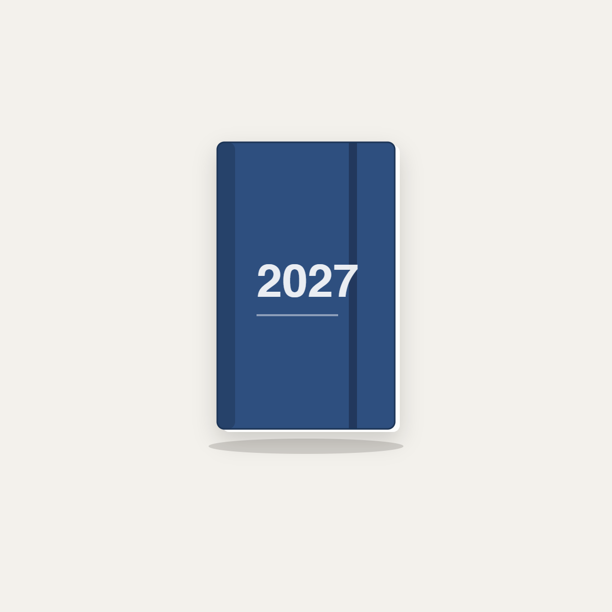 Agenda Finocam Opaque E3 setmana vista horitzontal català 2027 blau Agenda Finocam Opaque E3 setmana vista horitzontal català 2027 blau