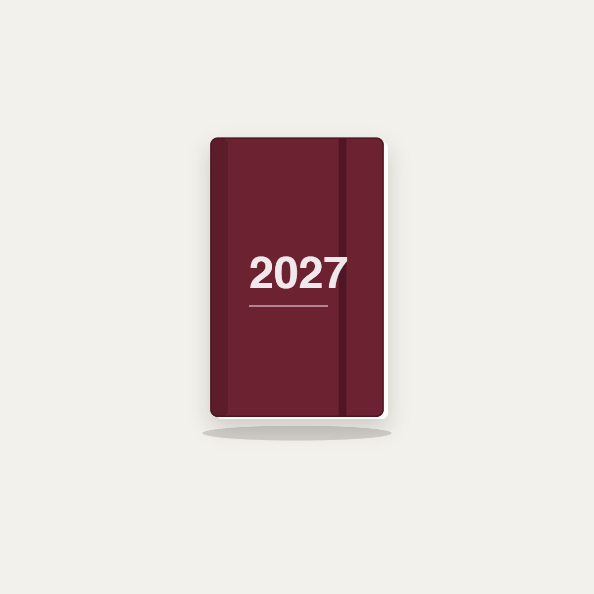 Agenda Finocam Opaque E3 setmana vista horitzontal català 2027 bordeus Agenda Finocam Opaque E3 setmana vista horitzontal català 2027 bordeus
