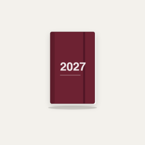 Agenda Finocam Opaque E5 setmana vista horitzontal català 2027 bordeus Agenda Finocam Opaque E5 setmana vista horitzontal català 2027 bordeus
