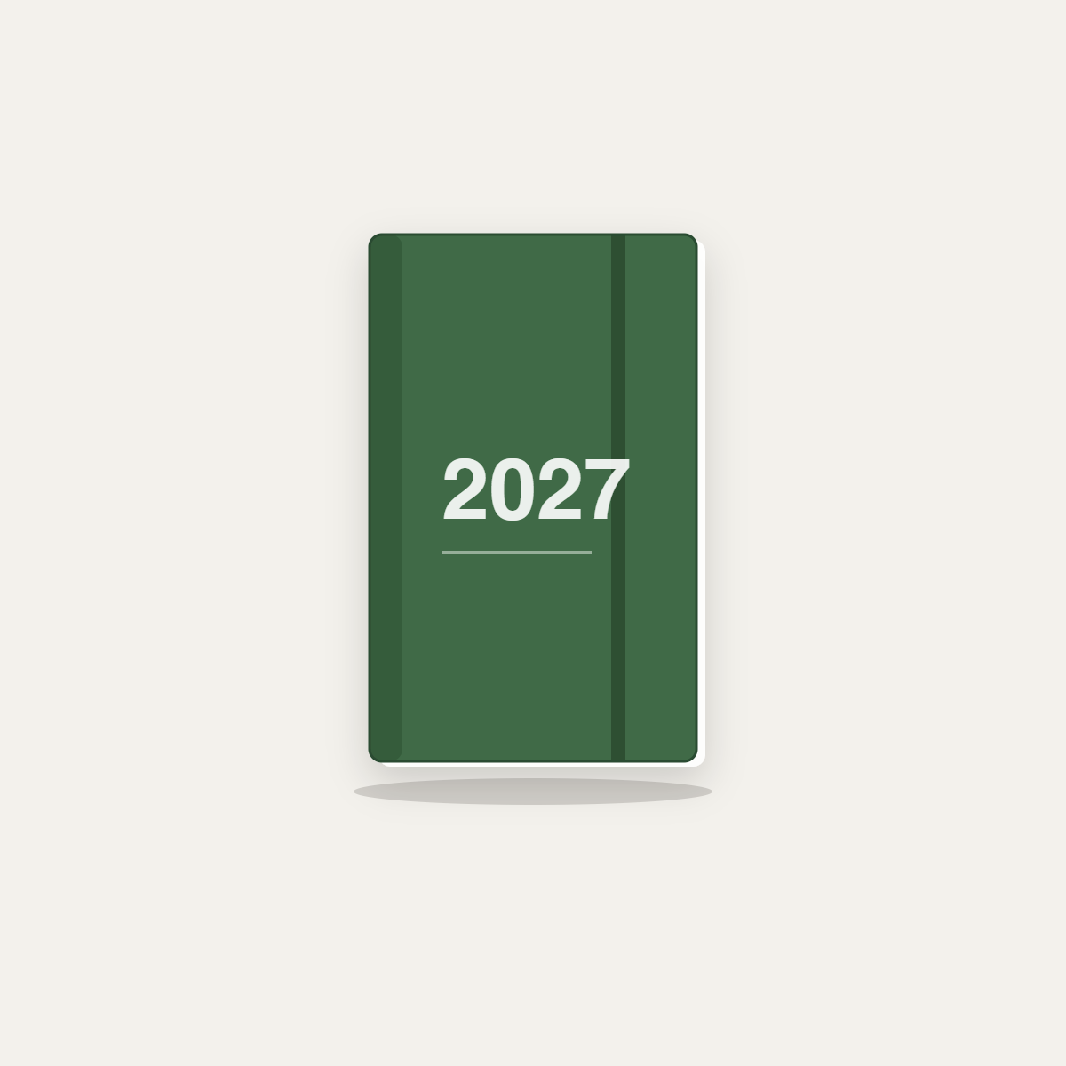 Agenda Finocam Opaque E5 setmana vista horitzontal català 2027 verd Agenda Finocam Opaque E5 setmana vista horitzontal català 2027 verd