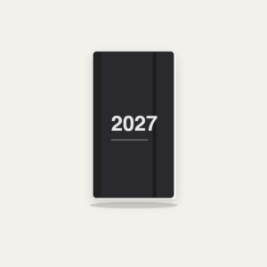 Agenda Finocam Opaque E9 setmana vista horitzontal català 2027 negre Agenda Finocam Opaque E9 setmana vista horitzontal català 2027 negre