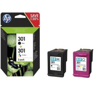 Cartutx de tinta original HP 301 multipack / negre / tricolor