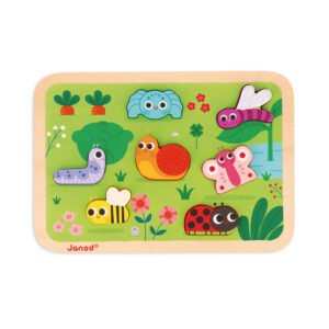 Chunky puzle El jardí 7 peces Janod